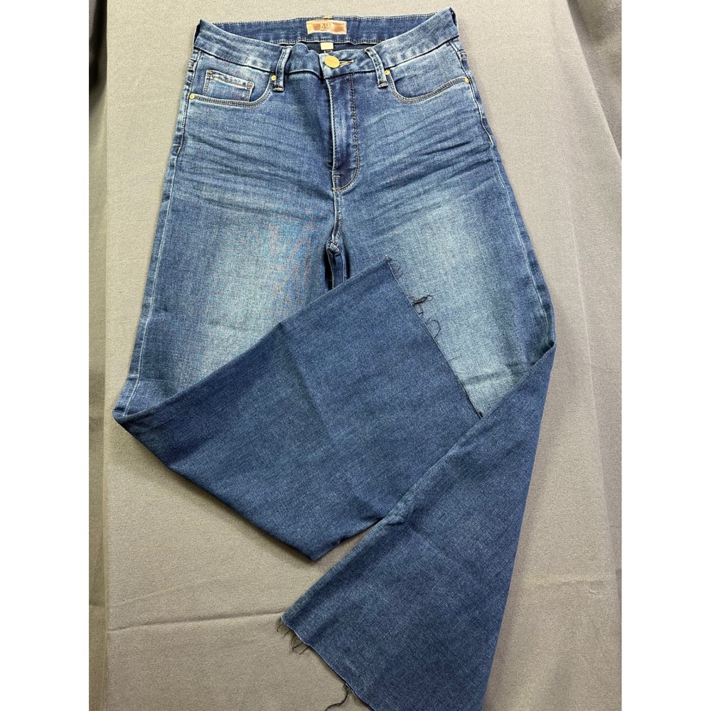 Kut from the Kloth Wide Leg Raw Hem Jeans Medium‎ Wash Women's Size 2